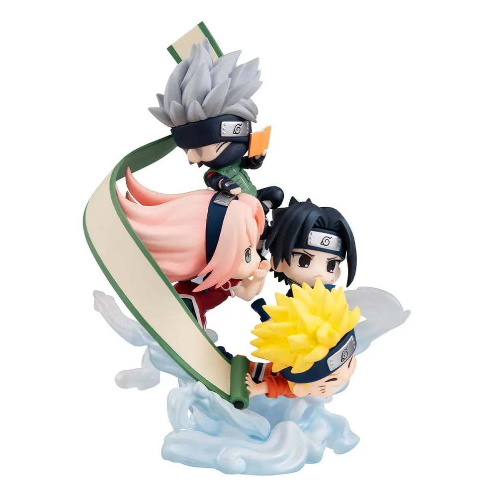 Naruto Shippuden FigUnity PVC Mini Statue Gather here  Team 7 13 cm (with gift)